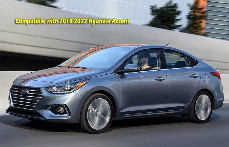 MOERTIFEI Car Mudguard Fender Mud Flaps Splash Guards Compatible with Hyundai Accent 2018 2019 2020 2021 2022 - Image 2